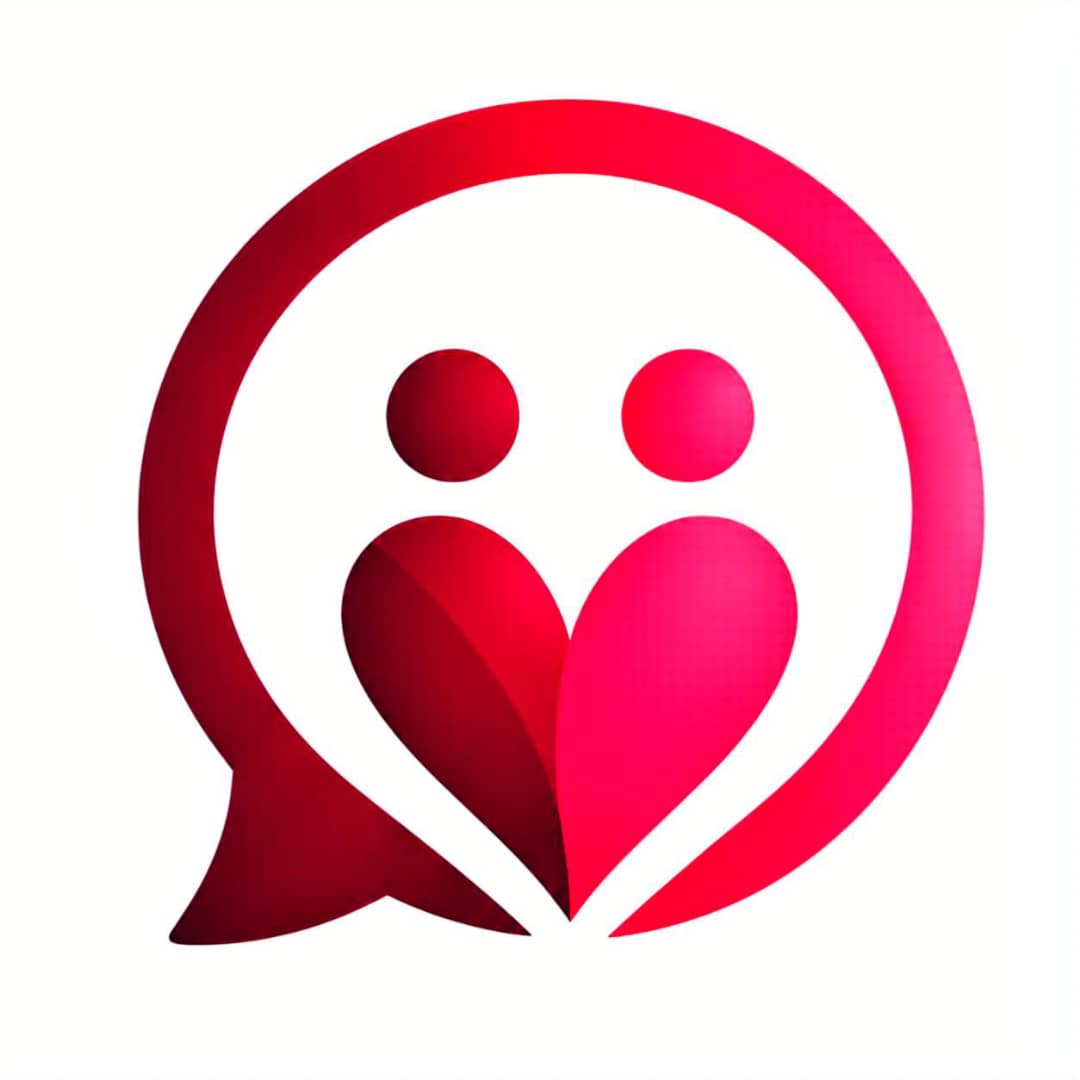 MoiDate heart and conversation logo
